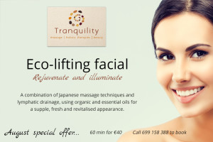 Facial massage offer, Tranquility Corralejo, Fuerteventura